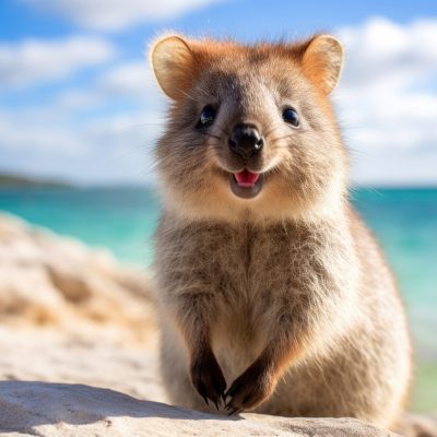 Cute Quokka in the wild